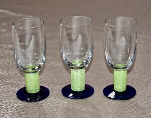 Wuttembergische Metallwarenfabriek WMF Art Glass MCM Tulip Beer Glass Set